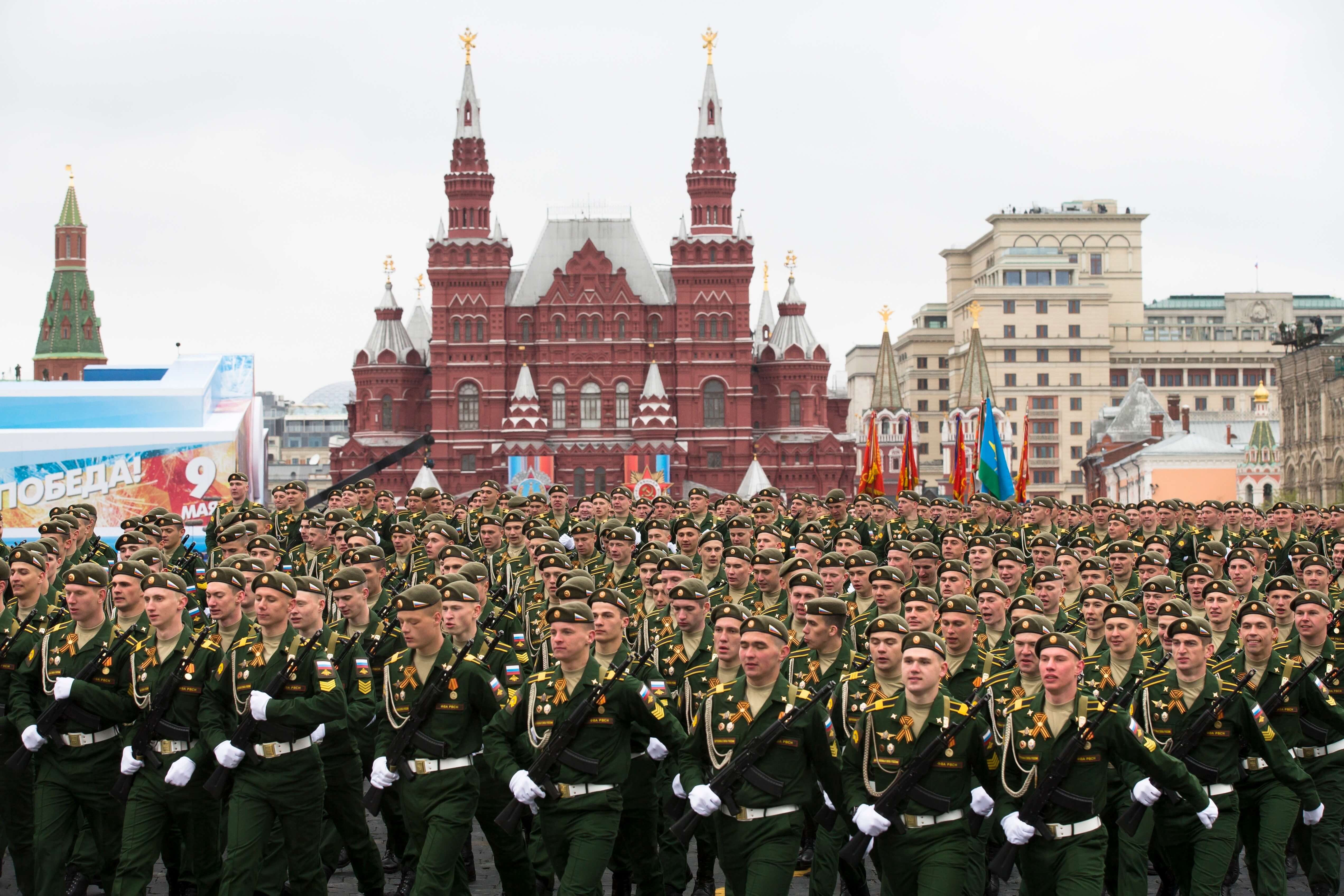 Russia celebrates Nazi Germany’s defeat on Victory Day, May 9, 2017. (Photo: AP)